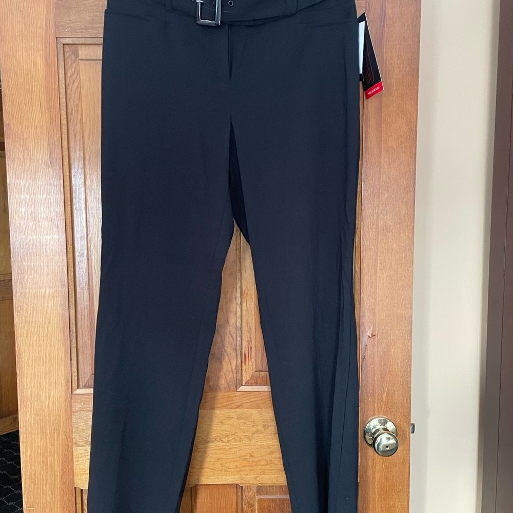 Style & Co. Women's Black Straight Leg Pants
